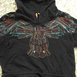 Saturday/Sunday hoodie with bird embroidery